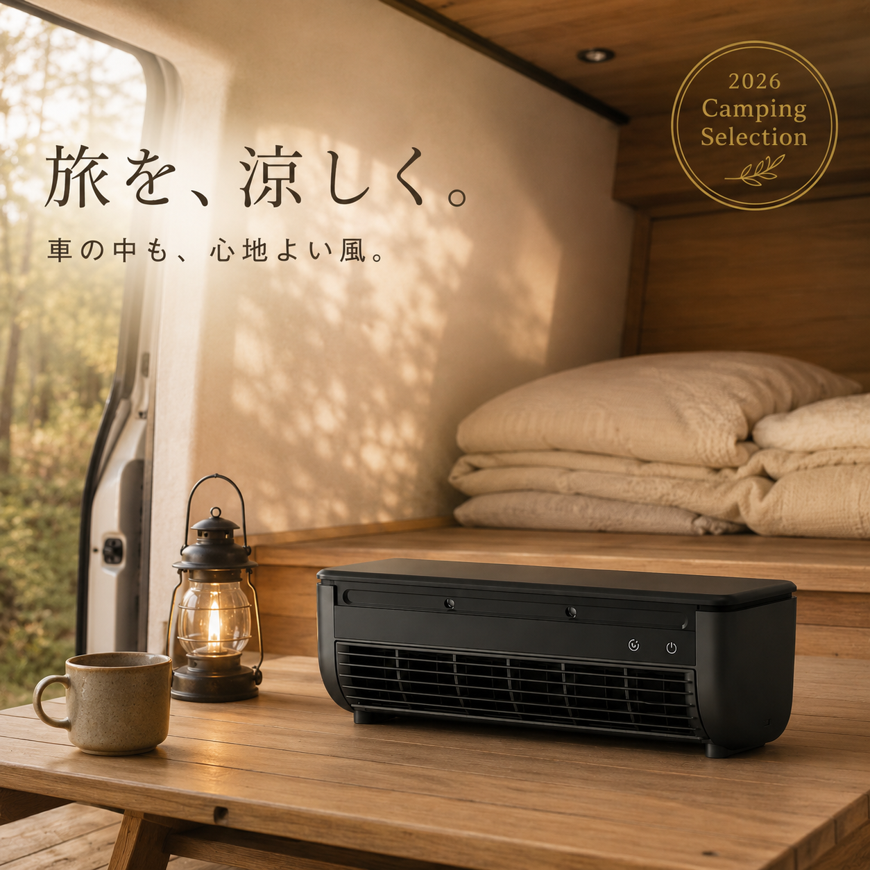 Ryo Cooler | 車中泊・キャンプ用 充電式冷風機