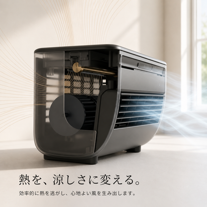 Shizuku Cooler | 充電式ポータブル 冷風機
